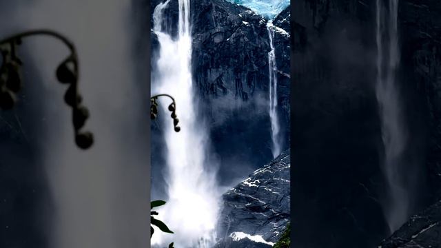Ледяной водопад в Чили