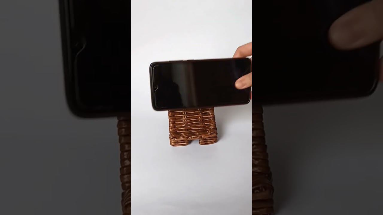 подставка для смартфона МК на канале, набор  https://vk.com/dom_korzin #плетениеизлозы #diy #art