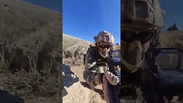 Clearing the Trenches at Warped Ops after starting a ‘Capture the Flag’ game….