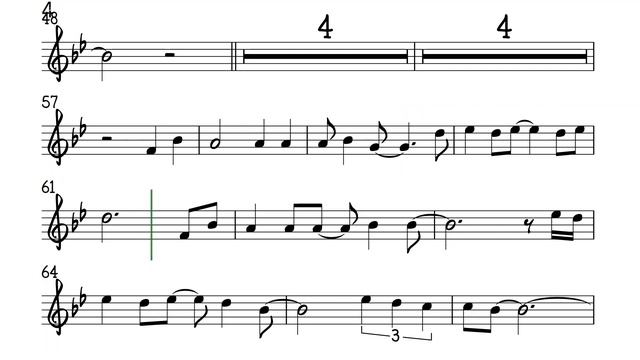 HABANG MAY BUHAY Flute Violin Sheet Music Backing Track Play Along Partitura