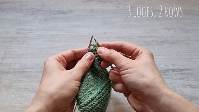 Оформляем вертикальный край изделия на спицах?knitting pattern.