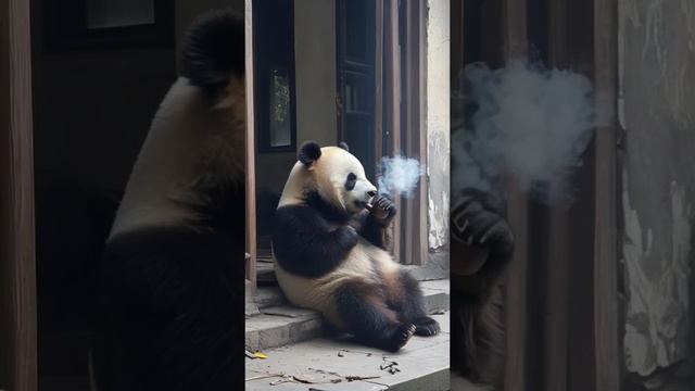 #дымбомбим #панда