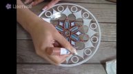 Набор для точечной росписи тарелки Brown Plate