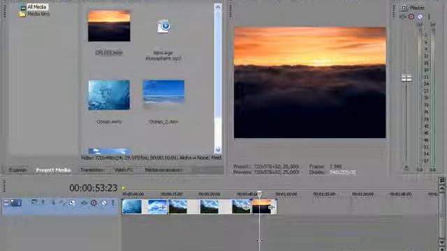 Sony Vegas   6  Импорт файлов