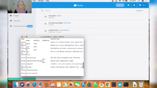 Instalasi OS di dalam Docker