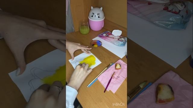 Малювання “Чобітки бігають по калюжам”