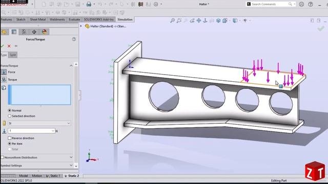 SolidWorks Simulation: how to find the load capacity using SolidWorks simulation PART-2