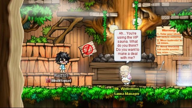 MapleStory Shenanigans [Part 26] - A Day At The Sauna