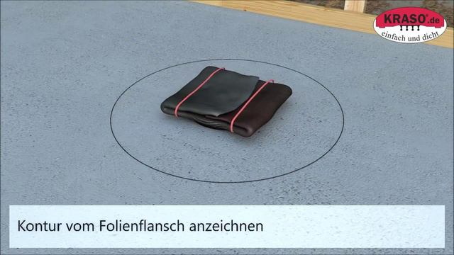 Видео монтажа трубного ввода KRASO тип BDF с плёночным фланцем — испытан МРА на давление до 7,0 бар