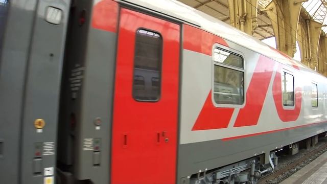 Moscow-Nice train arrives at Nice Ville station