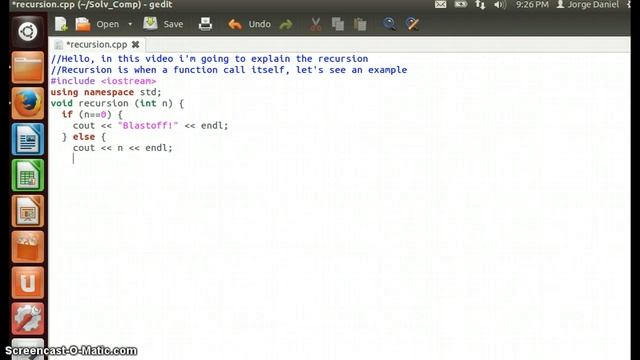 Recursion on C++