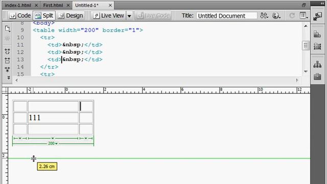 Работа со вспомогательными инструментами в Dreamweaver (14/51)