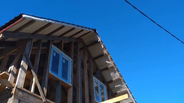 Монтаж OSB.