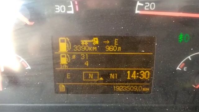 Падение расхода. Volvo FH. 2021.