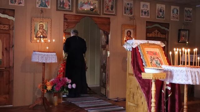 Молебен пророку Илие в Лужках.