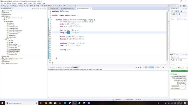 Java Exception Class 5