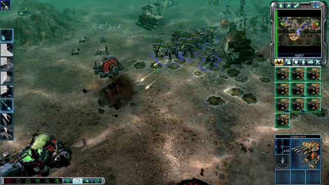 Command  Conquer Tiberium Wars - GDI vs. Kane Skirmish Battle Replay