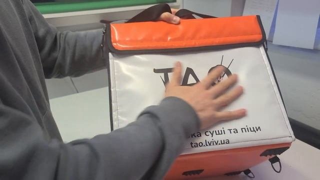 Изотермическая сумка для доставки с внутренними размерами 353525см