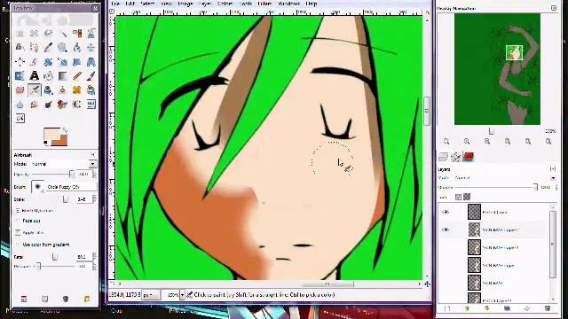 Face tutorial on Gimp
