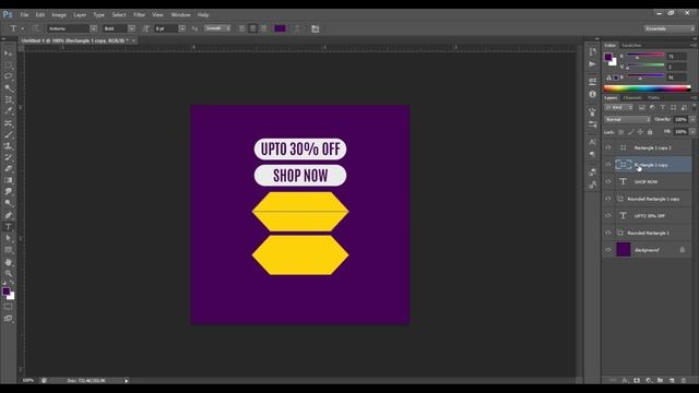 How to Create Sale Banner Template Design in Photoshop  Promotional Banner Template