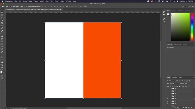 FREE Photoshop Color Combinations Pack for Beginner Designers 2022 by Smitty Graphics
