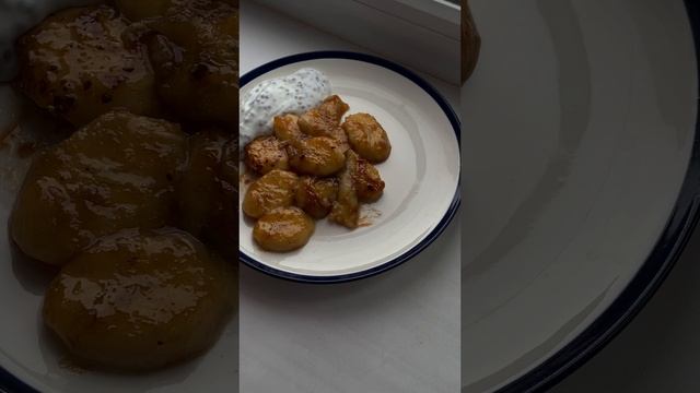 Карамелизованный банан с корицей