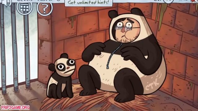 Troll Face Quest Video Memes Level 44 - "LOL Panda" Walkthrough