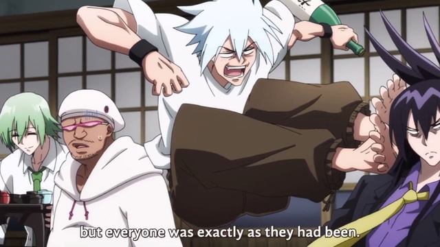 YOH ASAKURA get a welcome HOME kick from his son HANA ASAKURA || SHAMAN KING 2022
