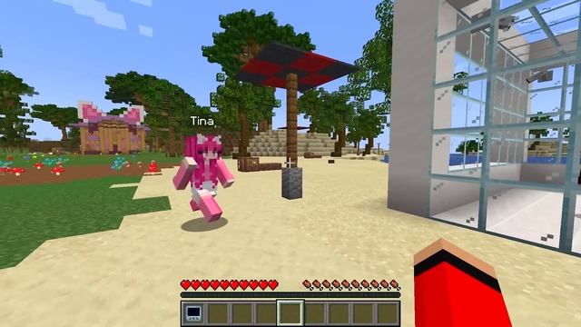 Locking CRAZY FAN GIRL in a 24 HOUR CUBE in Minecraft!