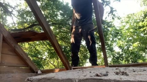 Tiny Cabin on Shipping Container--Start to Finish Solo Build