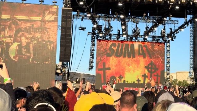 Sum 41 Performs Live Full Set When We Were Young 2023 Day Two Las Vegas