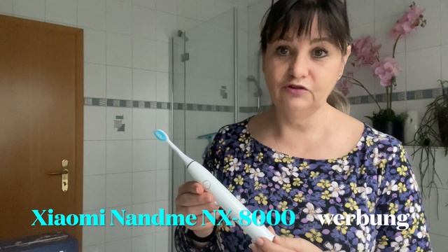 Умная электрическая зубная щетка,Xiaomi Nandme NX 8000,12 насадок честный обзор