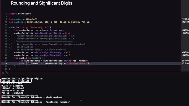 NumberFormatter - Swift
