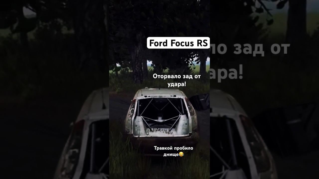 Отбило пол машины от удара на Ford Focus! #dirtrally2 #euroncap #ford #gta6 #cars #crash