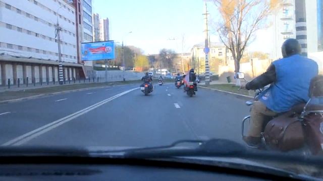 Ночные Волки Уфа в Самаре 2017! Первомайский парад.
