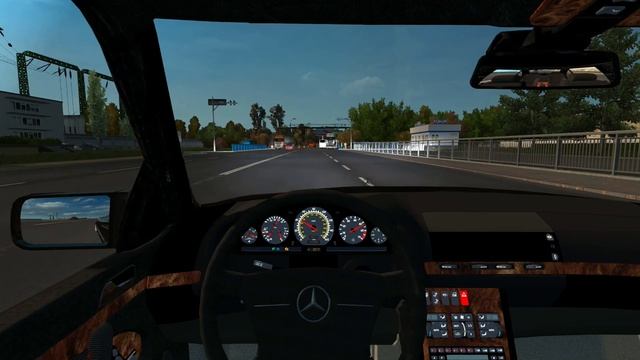 Eurotrucks 2 Mercedes Benz S klasse W140 VOLGAMAP(Дороги Поволжья) На Кабане из Тольятти в Жигулевс