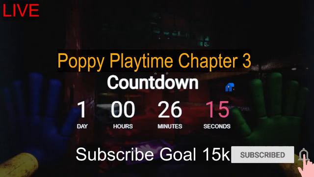 🔴Finally Poppy Playtime Chapter 3 Releasing |Countdown | Poppy Chapter 3 on Steam Delayed