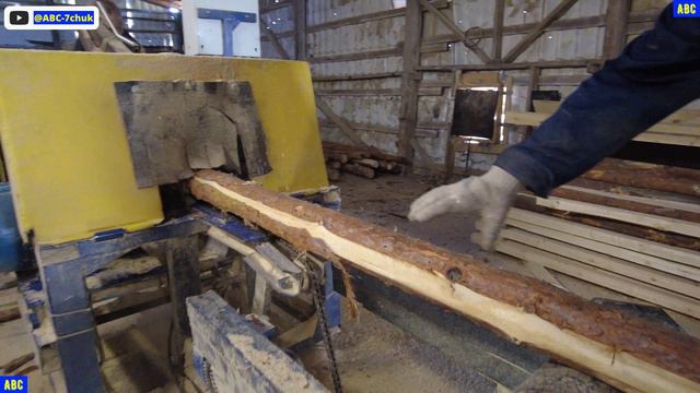 ЛИНИЯ-ЗАВОД переработки тонкомерной древесины #производствостанков #мбру #крогрс #мт02