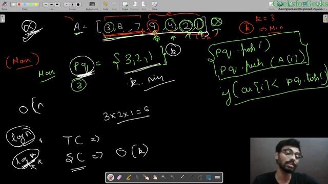 Minimum product of k integers in an array | Priority Queue Divyanshu| Geeksforgeeks