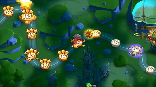 Angry Birds 2 - Part 23 - Levels 161-170 [Foreman Pig Boss] (iOS, Android)