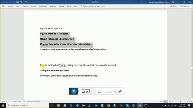 Core Java Online Training Session 110  Java Tutorial in Hindi  Java Tutorial For Beginners