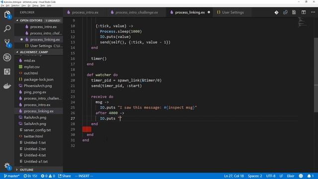 Spawning linked processes in Elixir