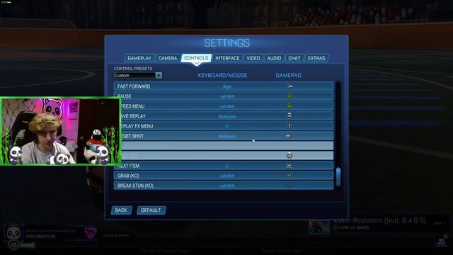 Frontalpanda Settings / Camera Settings REVEAL