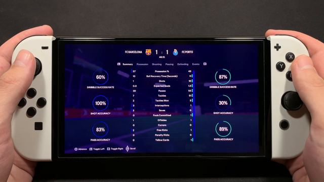 EA SPORTS FC 24 on Nintendo Switch OLED