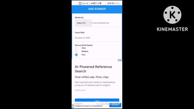 Sms bomber- prank your friend. Sms bombing!  haking Sms !?