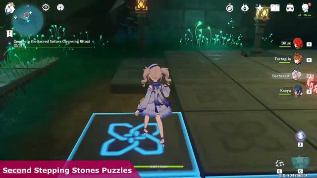 Both two Stepping Stones Puzzles ❘Underwater Araumi ❘ Unlocking New Domain Genshin Impact 2.0