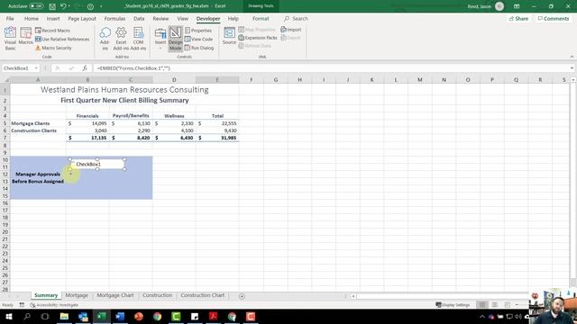 OLD - Excel Chapter 9 Grader Project Walkthrough