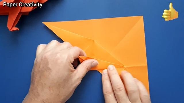 How to make an eagle out of paper. A bird out of paper. Handmade. Origami