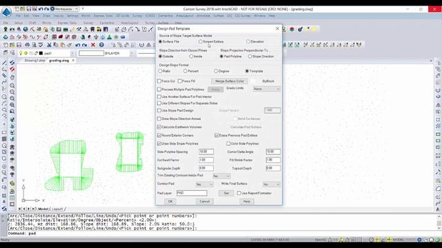 Carlson Survey 2018 | 3D Polyline Command