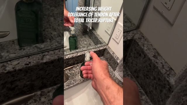 Increasing Weight Tolerance Of Weak Spots In ￼tricep Tendon ￼after Total Rupture Reattachment  ￼